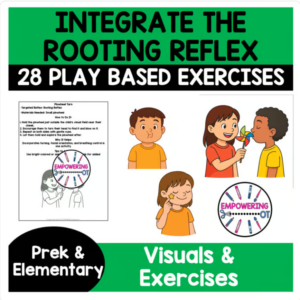 Rooting Reflex Integration Primitive Reflexes exercises activities OT visual